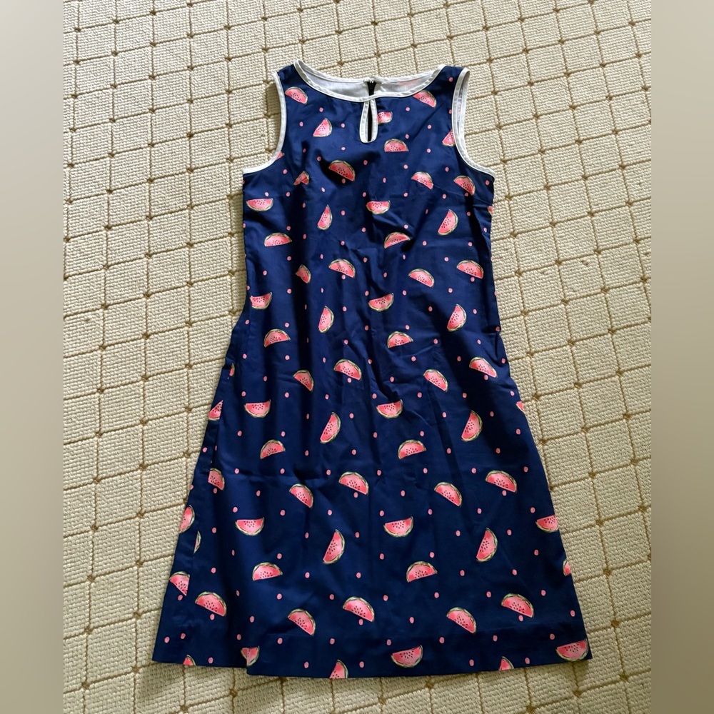 Miss B -Navy Blue Watermelon Print Kids Dress size 14